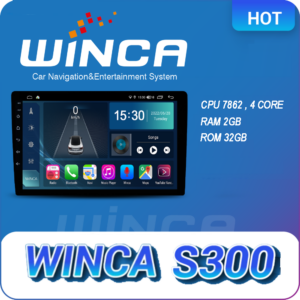 WINCA Android Car Screen S300 Ram 2 Rom 32 Quad Core
